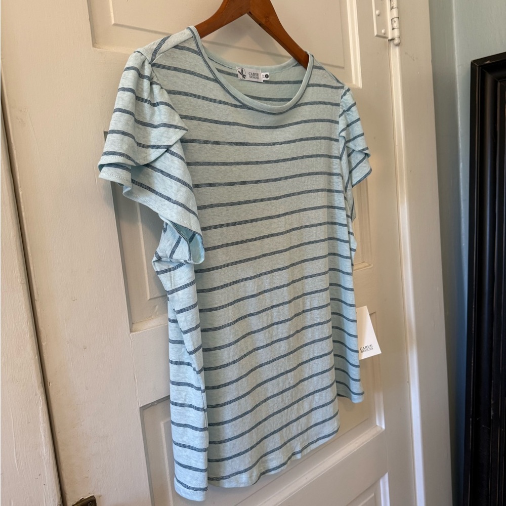 Carve Designs Mila Hemp Top - L - Picture 4 of 7